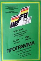 Program ZSRR - NRD eliminacje Euro 1988 (29.04.1987)