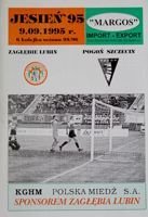 Program Zagłębie Lubin - Pogoń Szczecin I liga (09.09.1995)