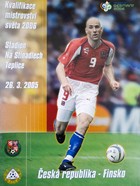 Program mecz Czechy - Finlandia, eliminacje Mistrzostw Świata (26.3.2005)