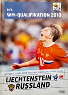 Program mecz Liechtenstein - Rosja, eliminacje Mistrzostw Świata (1.4.2009)