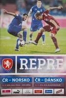 Program mecze Czechy - Norwegia eliminacje MŚ i Czechy - Dania towarzyski (11 i 15.11.2016)
