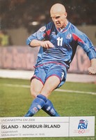 Program meczowy Islandia - Irlandia Północna (eliminacje Euro 2008, 12.09.2007)