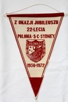 Proporczyk 22-lecie Polonia SC Sydney (1972)