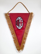 Proporczyk AC Milan czerwony z herbem 28 cm (produkt oficjalny)
