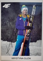 Zdjęcie Krystyna Guzik (biathlon) z oryginalnym autografem