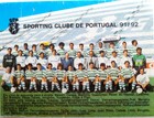 Zdjęcie i terminarz Sporting Lizbona 1991-1992 (produkt oficjalny)