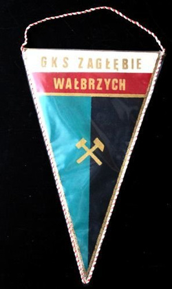 Proporczyk GKS Zagłębie Wałbrzych