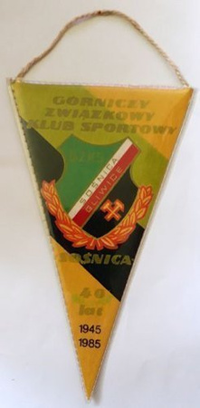 Proporczyk 40 lat GZKS Sośnica Gliwice