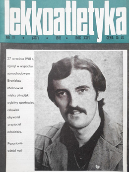 Miesięcznik Lekkoatletyka Rocznik 1981 (10 numerów, brak nr 10)