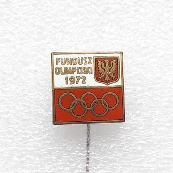 Odznaka Fundusz Olimpijski 1972 (PRL, emalia)