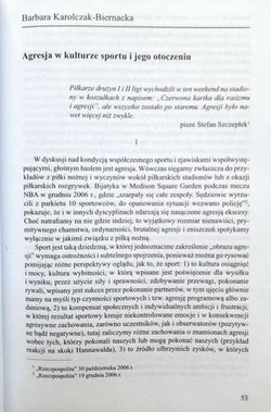 Sport a agresja (AWF Warszawa)