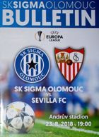 Program SK Sigma Ołoumuniec - Sevilla FC Liga Europy (23.08.2018)