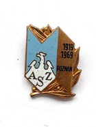 Odznaka 50 lat AZS Poznań 1919-1969 (PRL, emalia)