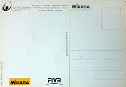 Karta Pocztowa Oficjalna piłka Mistrzostw Świata w piłce siatkowej mężczyzn FIVB Włochy 2010 - Mikasa
