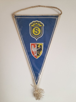 Proporczyk KS Lotnik WSK Wrocław duży (PRL)