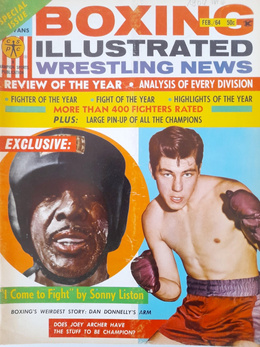 Magazyn Boxing Illustrated Wrestling News - rok 1964 (8 numerów)