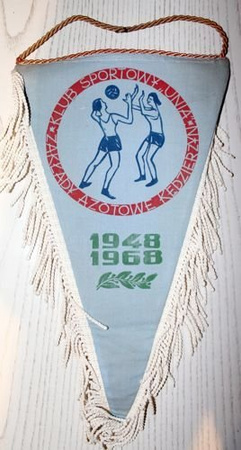 Proporczyk XX lat KS Unia Kędzierzyn 1948-1968