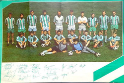 Program informator Żalgiris Wilno piłka nożna 1989