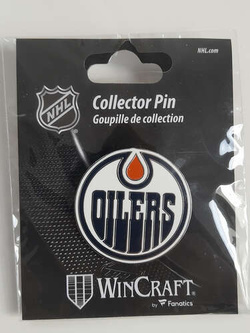 Odznaka Edmonton Oilers hokej na lodzie NHL (produkt oficjalny)