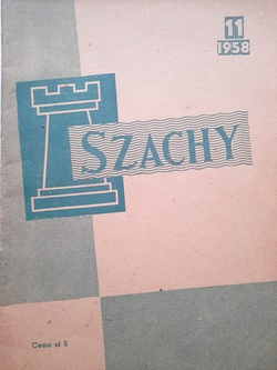 Miesięcznik Szachy nr 11/1958