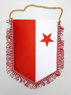 Proporczyk SK Slavia Praga duży (produkt oficjalny)