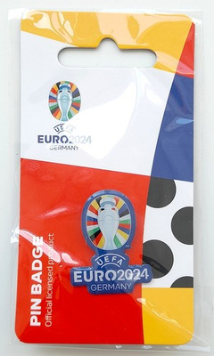 Odznaka Mistrzostwa Europy UEFA Euro 2024 Niemcy logo i nazwa (produkt oficjalny)