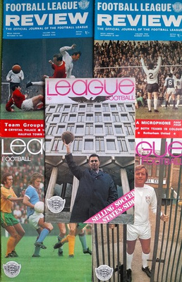 Magazyny Football League Review i League Football 1967-1973 (5 numerów)