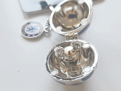 Brelok Chelsea Londyn zwycięzca Ligi Mistrzów 2012 i 2021 piłka 3D z miniaturą trofeum (produkt oficjalny)