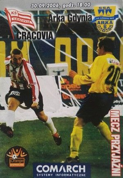 Program KS Cracovia - Arka Gdynia Orange Ekstraklasa (30.09.2006)