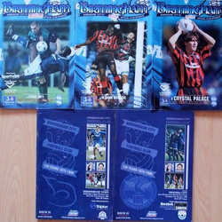 Programy Birmingham City 1995-1996 (5 sztuk)