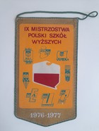 Proporczyk IX Mistrzostwa Polski Szkół Wyższych 1976-1977
