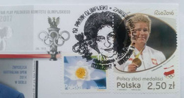 2 Karty pocztowe FDC ze stemplami Konkurs Fair Play PKOl 2017