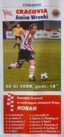 Program Cracovia - Amica Wronki Idea Ekstraklasa (20.11.2004)