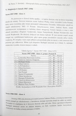 Monografia klubu sportowego Phytopharm Klęka 1982-2017