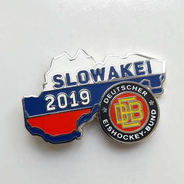 Odznaka Mistrzostwa Świata w hokeju na lodzie Słowacja 2019. Reprezentacja Niemiec (produkt oficjalny)