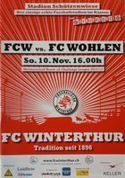 Program FC Winterthur - FC Wohlen Challenge League Szwajcaria (10.11.2013)
