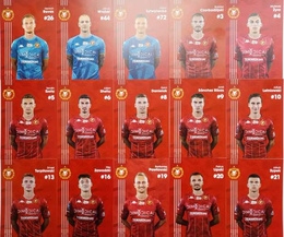 Zdjęcia drużyna RTS Widzew Łódź sezon 2022-2023 (produkt oficjalny) - 25 sztuk
