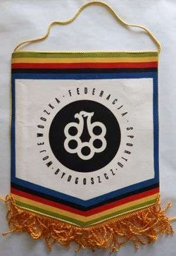 Proporczyk Kurs Centralny Sędziów i Kwalifikatorów Piłki Nożnej Wydział Sędziowski OZPN Bydgoszcz 24-26.06.1977