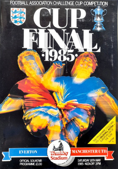 Program Finał Pucharu Anglii, Everton Liverpool - Manchester United (18.5.1985)
