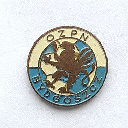 Odznaka Okręgowy Związek Piłki Nożnej Bydgoszcz (PRL, lakier)