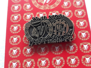 Odznaka mecz Widzew Łódź - Zagłębie Lubin, Puchar Polski 29.10.2025 (limitowana edycja)