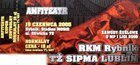 Bilet RKM Rybnik - TŻ Lublin I liga żużlowa (15.06.2005)