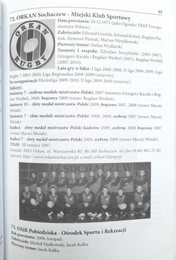 Encyklopedia Polskiego Rugby. Suplement 2007-2009