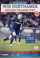 Program Hertha Berlin - Eintracht Frankfurt Bundesliga (02.03.2016)