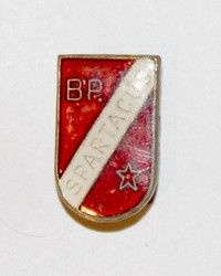 Odznaka Spartacus Budapeszt tarcza (polewa epoksydowa)