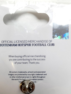 Odznaka Tottenham Hotspur Londyn herb (produkt oficjalny)