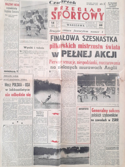 Gazeta Przegląd Sportowy (14.7.1966) - Piłkarskie Mistrzostwa Świata w Anglii