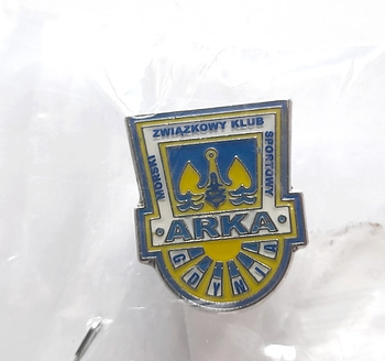 Odznaka Arka Gdynia herb (produkt oficjalny, epoksyd)
