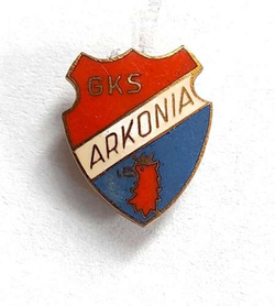 Odznaka GKS Arkonia Szczecin (PRL, emalia)