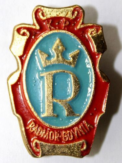Odznaka KP Radmor Gdynia (PRL, lakier)